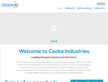 Tablet Screenshot of cookeindustries.com.au